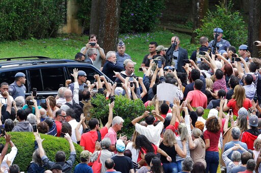 Brazil's Lula Leaves Prison for Grandson's Funeral