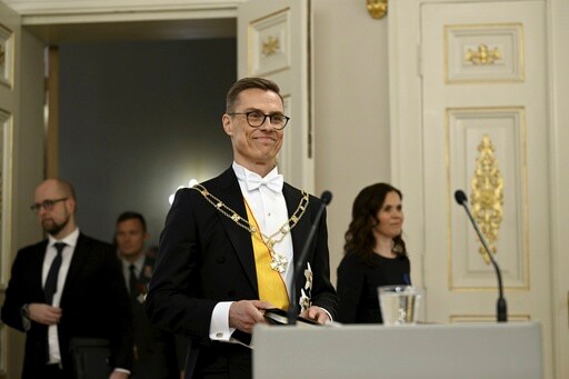 Finland's New President Alexander Stubb Says the Nordic Country Enters 'a New Era' as a NATO Member
