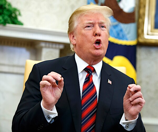 Trump Shuts Down Question on DOJ at Moon Meeting