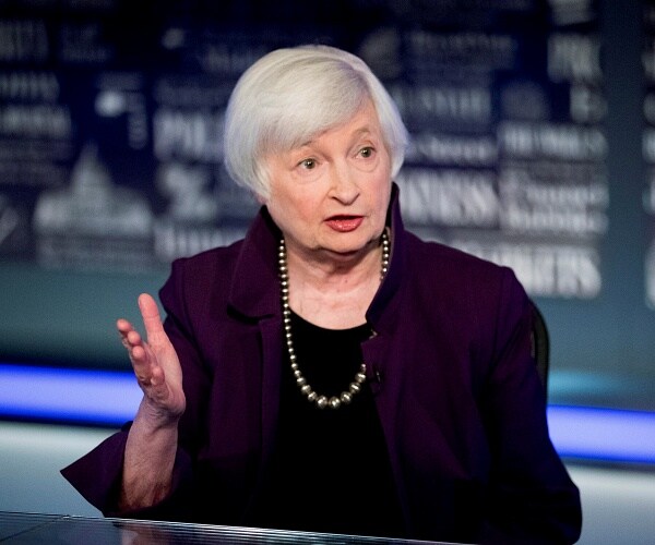 janet yellen speaks to fox business anchor