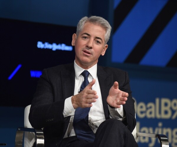 william ackman speaks at an event