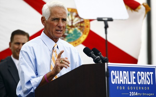 Fla. Candidate Crist Courts Green Vote Without Mentioning Green Costs