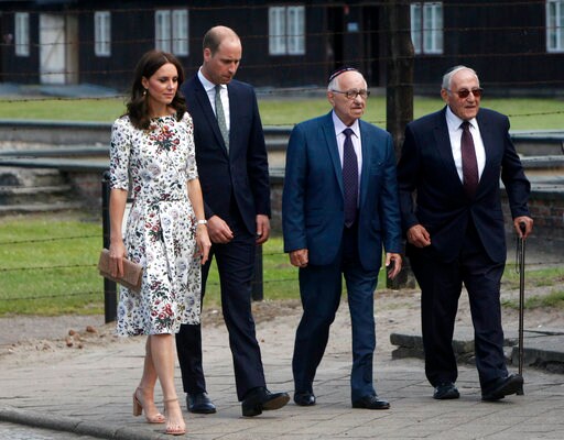 Prince William, Kate Visit WWII Camp, Gdansk on Poland Trip
