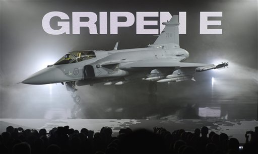 Saab Unveils New Version of Gripen Fighter Jet