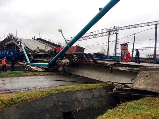 Bridge Collapse Halts Traffic on Trans-Siberia Railway