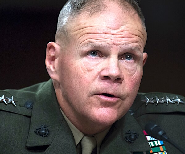 general robert neller speaks during a senate hearing