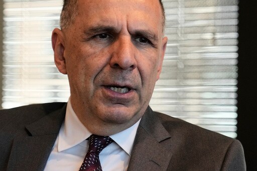 Greece's Top Diplomat Calls war in Gaza a 'nightmare'