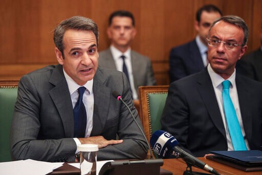 New Greek PM Mitsotakis Holds First Cabinet Meeting