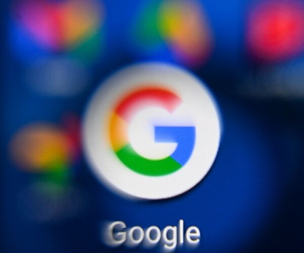google logo on tablet screen