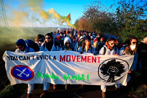 Germans Protest Expansion of Coal Mine into Ancient Forest