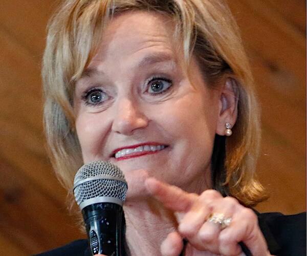 cindy hyde-smith speaks during a senate committee hearing