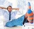 Shoes Off: The Offbeat Start-Up Office Trend
