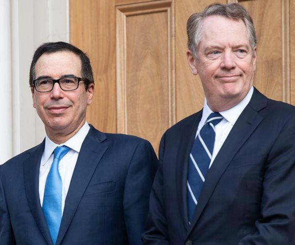 Lighthizer, Mnuchin Cite Progress in China Trade Talks