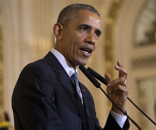 The Latest: Obama: IS Not an Existential Threat to the US
