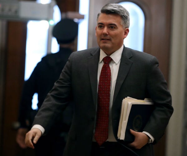 sen. cory gardner is shown on capitol hill