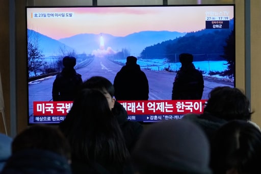 North Korea Launches Suspected Ballistic Missiles toward the Sea, Neighbors Say