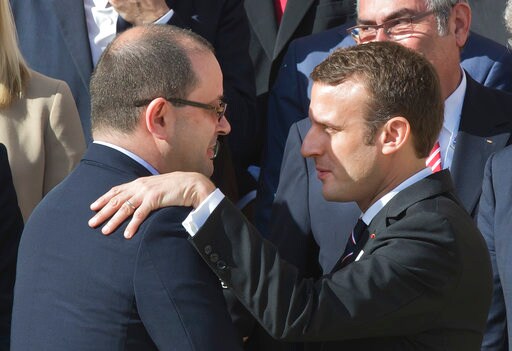 The Latest: Pope Sends Congratulations to New French Leader