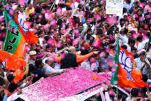 India's Ruling Party Claims Victory with Wide Lead in Votes