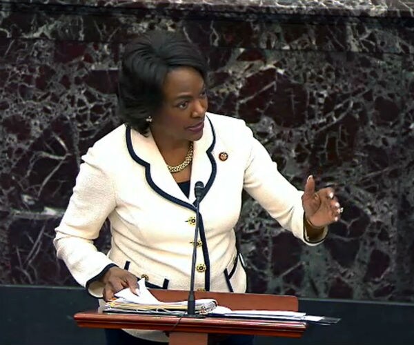 val demings is shown on senate tv