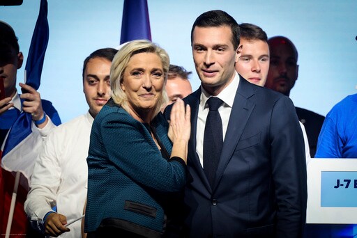 French Far-right Leader Le Pen Questions President's Role as Army Chief Ahead of Parliament Election