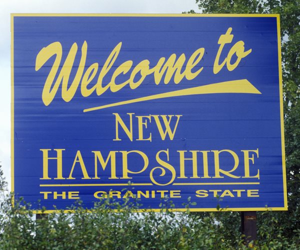New Hampshire sign