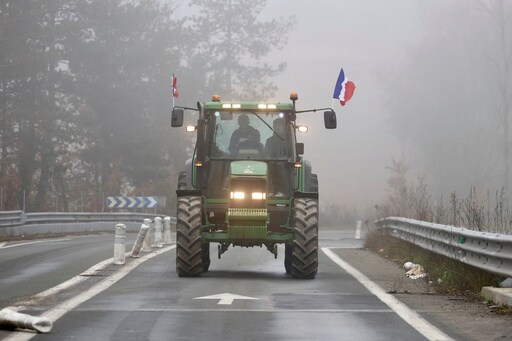 French Farmers Aim to Put Paris 'under Siege' in Tractor Protest. Activists Hurl Soup at 'Mona Lisa'