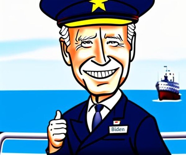 biden as a ship captain