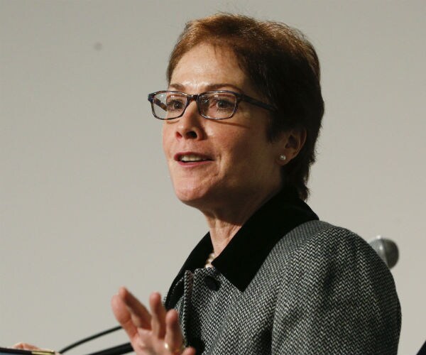 former us ambassador to ukraine marie yovanovitch is shown.