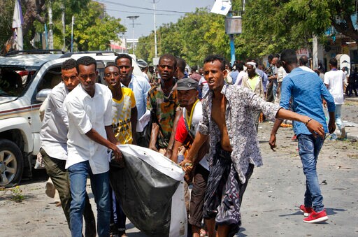 The Latest: 10 Dead in Blast at Restaurant in Somali Capital