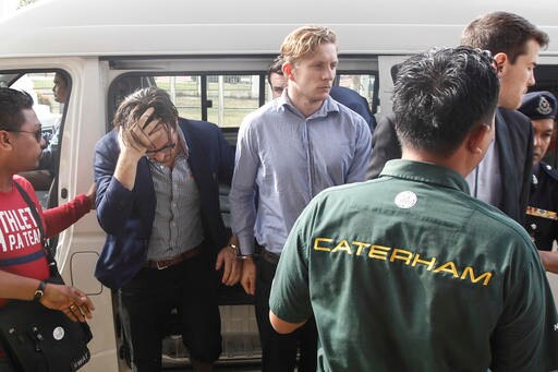 Aussies Appear in Malaysian Court for Partying in Briefs