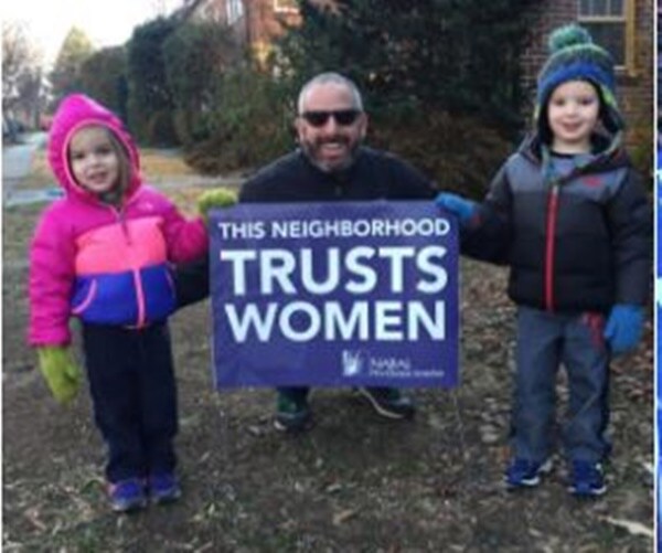 Pro-Choice Lawn Signs, Flyers Blanket Pence's DC Neighborhood