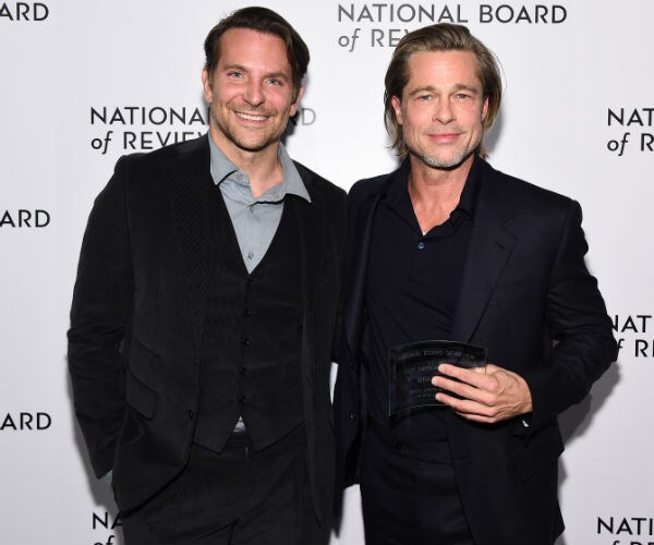 Bradley Cooper and Brad Pitt attend The National Board of Review Annual Awards Gala Jan. 8, 2020 in New York City.