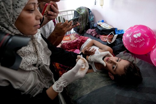 Health Authorities Begin Large-scale Polio Vaccinations in War-ravaged Gaza