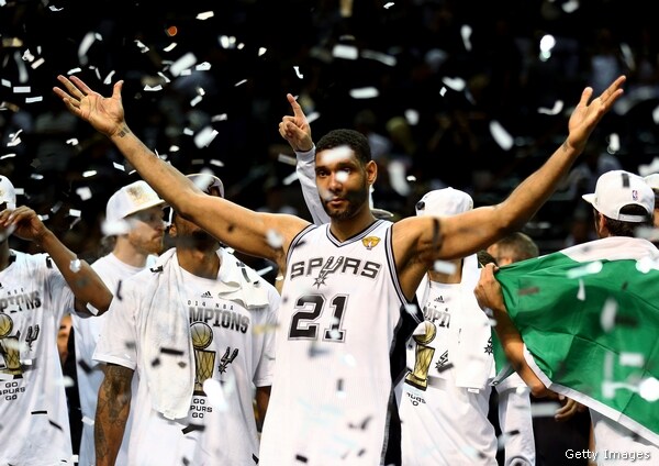 Spurs Beat Heat 104-87 in Game 5 to Win NBA Title