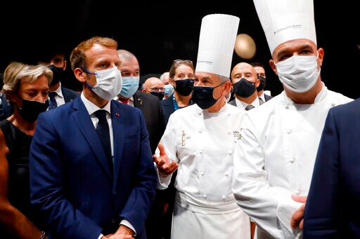 Egg Thrown at French President Macron During Food Trade Fair