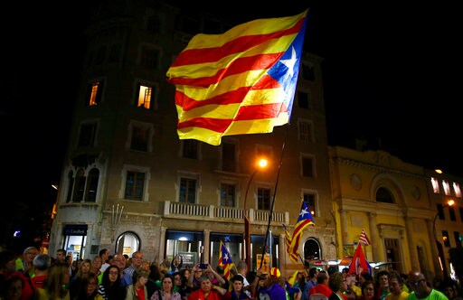 The Latest: Mail-in Votes Start in Catalonia Referendum