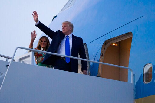 The Latest: Trump, Family Arrive in Britain for State Visit