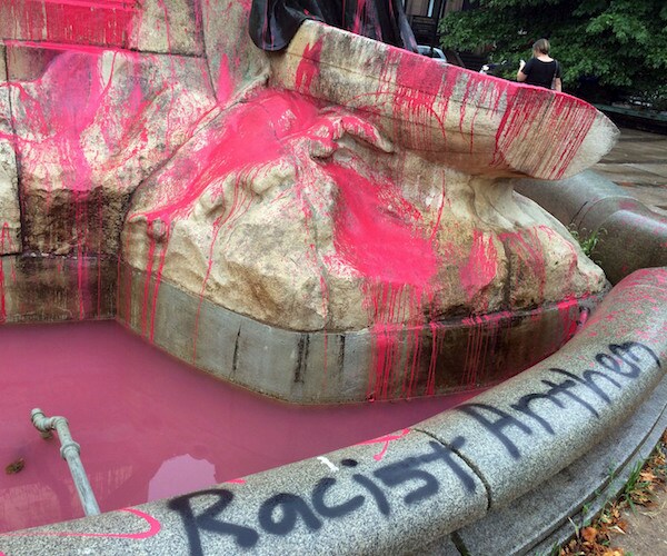 Baltimore Statue Defaced: Monument Honors National Anthem
