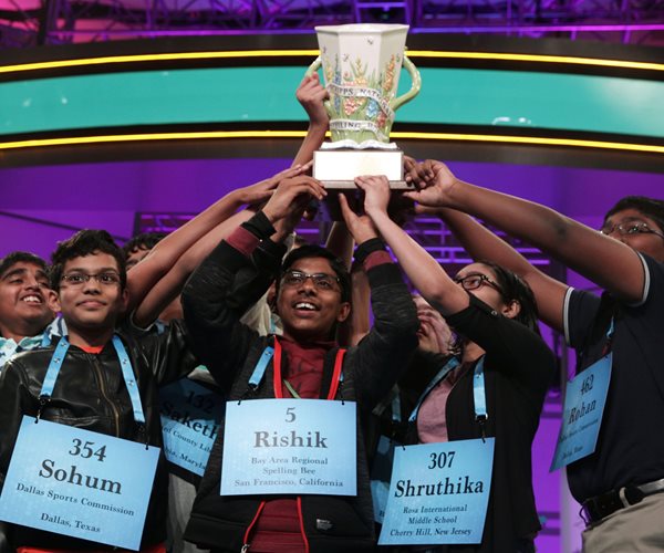 T-I-E: National Spelling Bee Ends With 8 Co-champs
