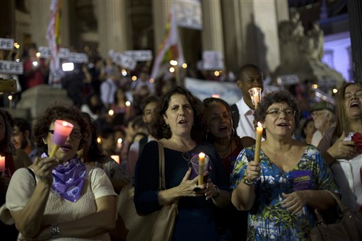 The Latest: Brazil Senate Debates Impeachment of President