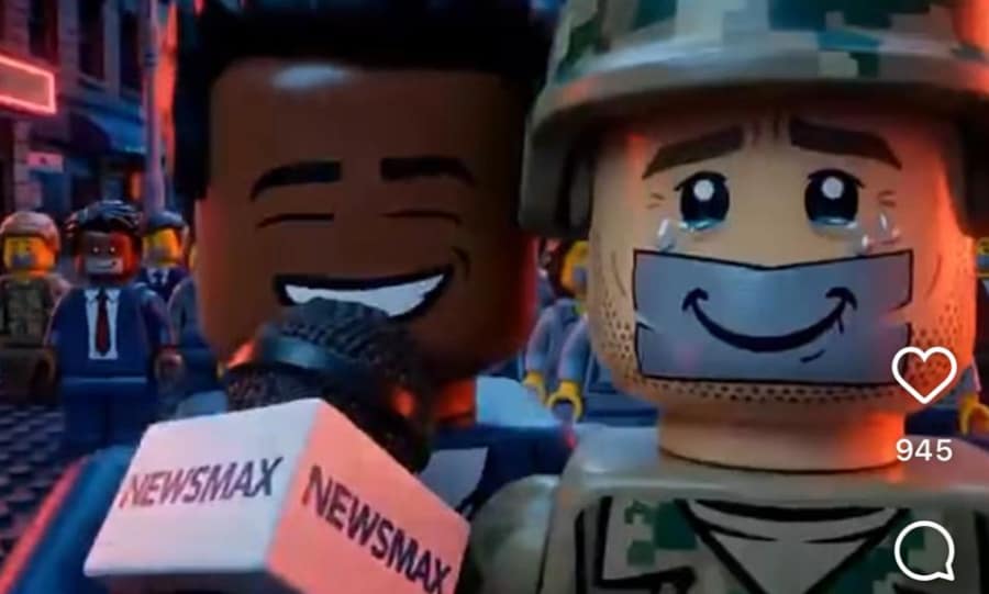 Iran Targets Newsmax in New Lego-Style Propaganda Video