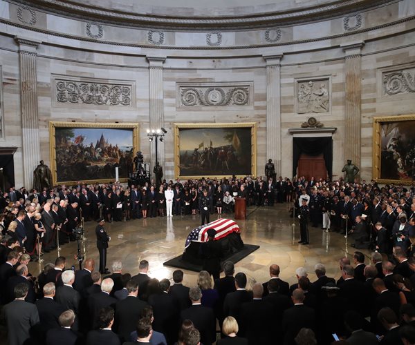 Washington Says Goodbye to John McCain