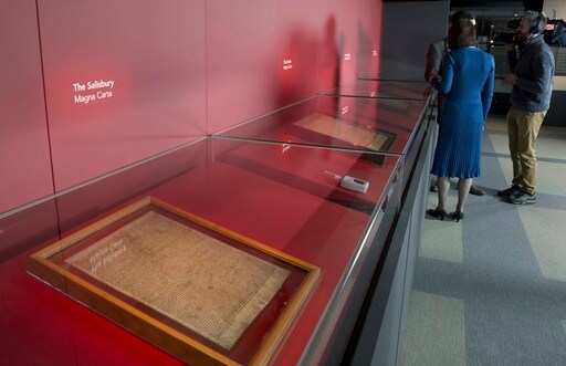 Environmentalists Attack a Case Holding a Copy of the Magna Carta in London but Document Unscathed