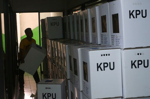 Halal Ink, Giant Ballots Ready for Indonesian Vote Wednesday