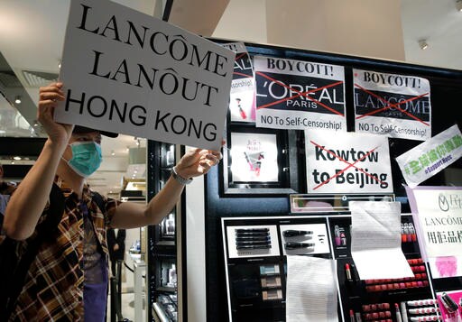 Lancome Shuts Hong Kong Shops as 'kowtow' Controversy Grows