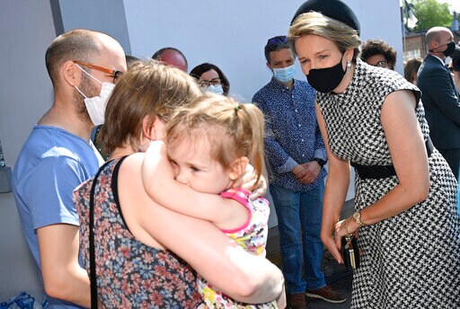 Belgium's Royals Lead a Day of Mourning for Flood Victims