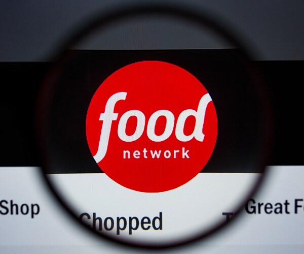food network website homepage logo under magnifying glass