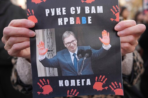 Serbia's President Says he Won't Flee His Country like Syria's Assad Did Despite Growing Protests