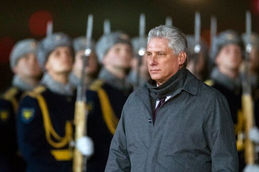 Cuban President Arrives in Russia for Economic Talks