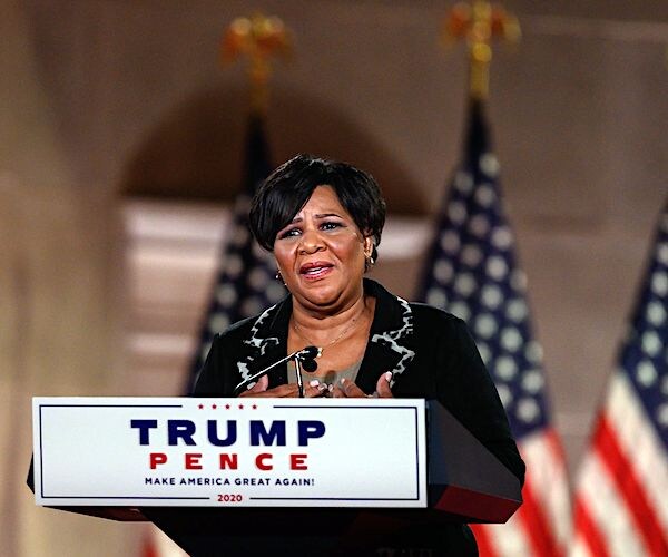 alice johnson speaks during the republican national convention